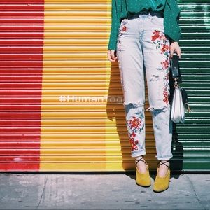 topshop Jeans floral size26